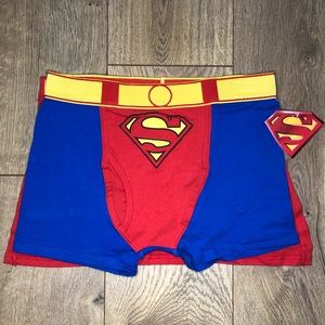 NWT Superman DC boxer brief w/ cape costume S
